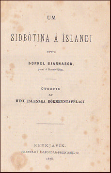 Um siðbótina á Íslandi # 19722