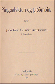 Þingsályktun og þjóðarmein # 20629