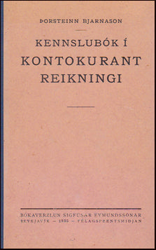 Kennslubók í kontokurant reikningi # 80706