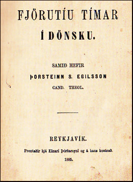 Fjörutíu tímar í dönsku # 19120