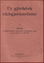 Úr gjörðabók ríkisgjaldanefndar # 9631